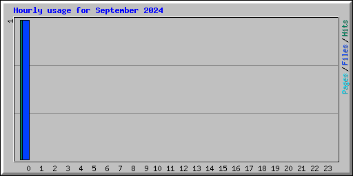 Hourly usage for September 2024