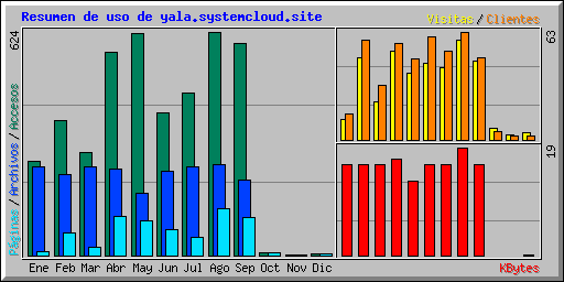 Resumen de uso de yala.systemcloud.site